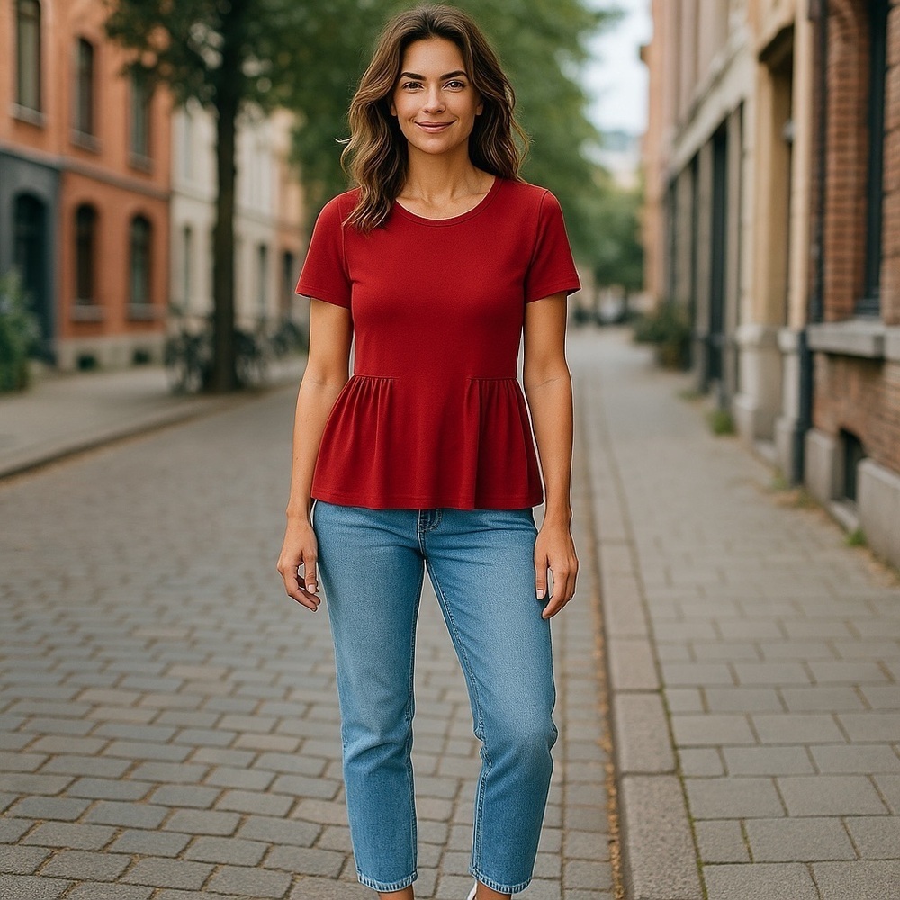 Banana Republic red top. Size XS.